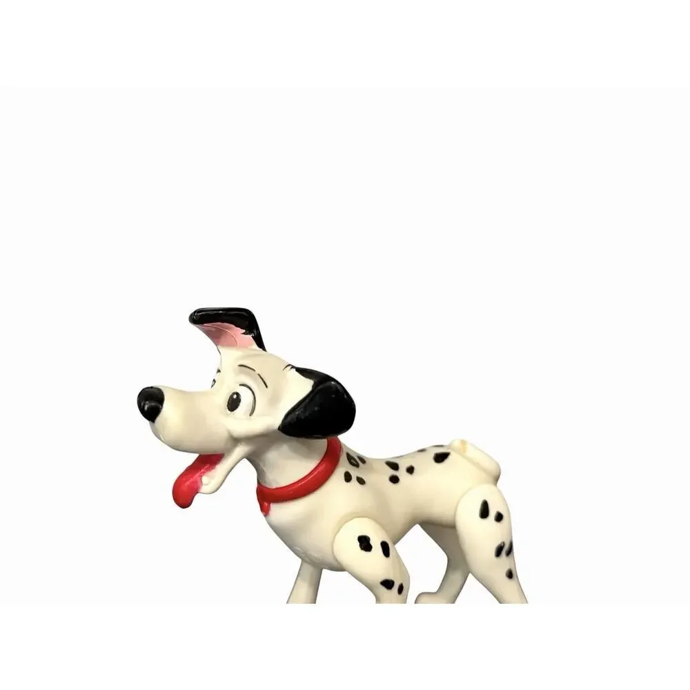 Vintage Disney 101 Dalmatians Pongo PVC Dog Red Collar Figure 3 Inch Jointed…17
